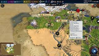 Civilization VI On SwitchMan  Barbarians Leave Keita Alone [upl. by Iruj]