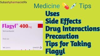 Flagyl 400mg Metronidazole UsesSide EffectsDrug Interactions Precaution and Tips for Take Flagyl [upl. by Nilyak]