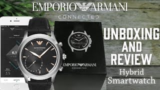 Jam Tangan Pria  Emporio Armani Hybrid Smartwatch ART3013 [upl. by Flower]