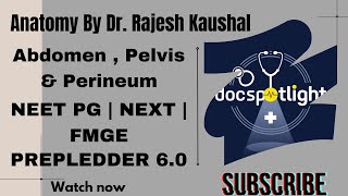 6 AbdomenPelvis amp Perineum  Anatomy RR 60📖📚by Dr Rajesh kaushal youtube neetpgpreperation [upl. by Dhiren]