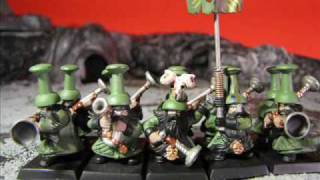 Chaos Dwarf Blunderbuss Unit On Patrol Soundwmv [upl. by Kopaz]