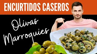 Cómo hacer OLIVAS MARINADAS marroquíes 🫒🍽️aceitunas aceitunasaliñadas [upl. by Macintosh]