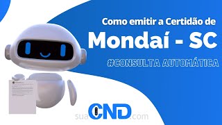 Como emitir a certidão negativa municipal de Mondaí em menos de 1 minuto [upl. by Beora773]