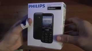 Philips Xenium E160 обзор телефона [upl. by Rebliw]