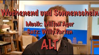 Wochenend und Sonnenschein Milton Ager Satz Willy Parten ALT [upl. by Tabor855]