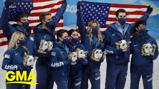 2022 US Olympic figure skating team awarded gold medal [upl. by Ydarg]