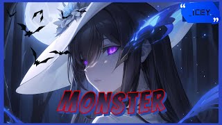 Nightcore  Monster Skillet Rock Version  Lyrics [upl. by Jard]