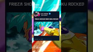 Frieza Shocked when Goku rocked 🔥   AmvEdit   animeedit anime [upl. by Nosauq391]