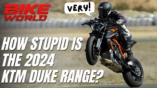 Chris Rides The 2024 KTM Duke Range  Perfect Is Boring [upl. by Belanger326]