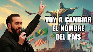 Periodista española desvela que Bukele quiere cambiar el nombre de El Salvador [upl. by Eilarol798]