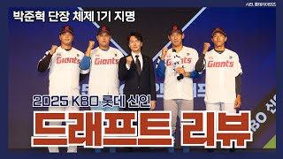 GIANT6 롯데 신인드래프트 결과 선수별 특장점은 feat 프로 지명의 순간용캐스터의 롯데 자이언츠 리포트 프로야구 KBO [upl. by Ymor399]