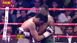 Vijendra singh Vr Fransis Cheka Best fight in HD [upl. by Aikym917]