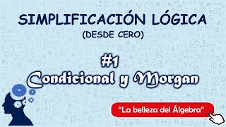 Simplificacion Logica 18  Implicacion logica Leyes de morgan y más DESDE CERO [upl. by Eirrehc]