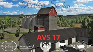 MIN FÖRSTA HJULLASTARE RESLÖVS SOCKEN AVS 17 Farming Simulator 22 [upl. by Nievelt]