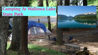 Camping at Wallowa Lake State park Oregon State [upl. by Ducan]