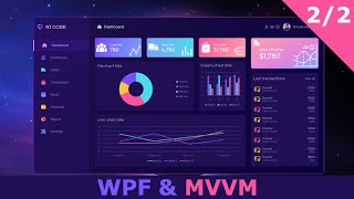 WPF amp MVVM Modern Main UI Design Part 22  Header Design Open amp Switch Child Views [upl. by Lothar]