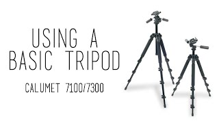 How To Use A Basic Tripod Calumet 7300 7100 [upl. by Aceber120]