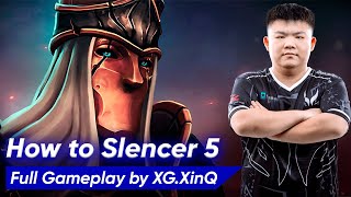 XinQ SILENCER HARD SUPPORT 5 Pos  Dota 2 735d Pro Gameplay [upl. by Irrabaj]