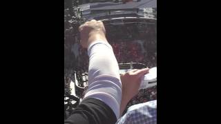 Randy Ortons RKO on Seth Rollins wrestlemania 31  EPIC [upl. by Teleya]