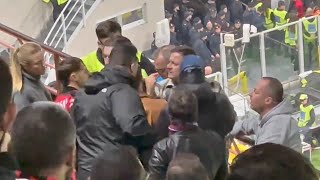 CLAMOROSA RISSA in Tribuna è successo durante MILAN NAPOLI 🚨😱 Tifosi cacciati da San Siro [upl. by Arua71]