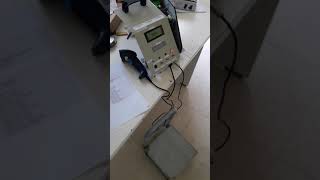 How to calibrate weighing scale in barocode system for bio medical waste collection [upl. by Ahsinrat213]