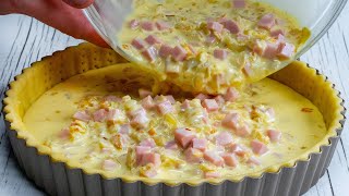 Una tarta salada que te va enamorar y sin pasar mucho tiempo en la cocina [upl. by Morril]