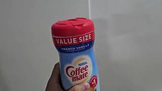 HONEST review of the Coffee Mate French Vanilla Creamer [upl. by Eidda]