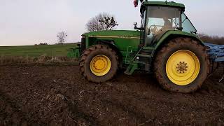 John deere 8200 ryk podczas uprawy real sound [upl. by Jevon388]