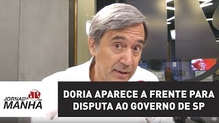 Doria aparece a frente para disputa ao governo do Estado de SP diz pesquisa  Jornal da Manhã [upl. by Adnylam]