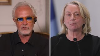 FLAVIO BRIATORE SHOW ZITTISCE IL MAGISTRATO ROSSO CONTRO IL GOVERNO SILVIA ALBANO [upl. by Rai101]