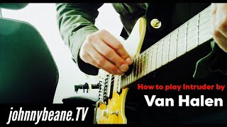 How to play Intruder by Van Halen guitar lesson [upl. by Gilbye488]