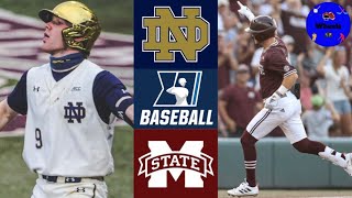 10 Notre Dame vs 7 Miss State  Winner To College World Series  2021 College Baseball Highlights [upl. by Sices]