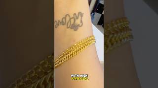 Gold chain bracelet na panalo ang value pag sinanla [upl. by Esereht]