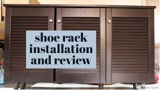 shoe rack full review and installation  never buy before watching this [upl. by Enirehtak]