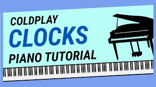 How To Play quotClocksquot  Piano Tutorial Coldplay [upl. by Tatman]