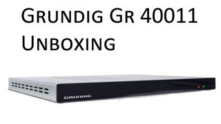 Unboxing  Grundig GR 40011  HDSatellitenReceiver GerDeutsch HQ [upl. by Ramled]