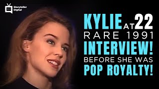 KYLIE MINOGUE BEFORE SHE RULED POP Unseen 1991 Interview with a 22YearOld Kylie OMG [upl. by Ingemar]