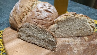 PANE SENZA LIEVITO \CON BICARBONATO DI SODIO E SUCCO DI LIMONE\RICETTA BUONA FACILE E VELOCE [upl. by Notlit]