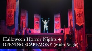 USS HHN4 Opening Scaremony  The Minister of Evil NEW Multi Angle [upl. by Pennie389]