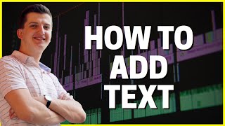 How To Add Text in Premiere Pro 2020 [upl. by Ettedanreb477]