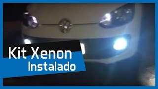 Como fica o Kit Xenon instalado [upl. by Uriel586]