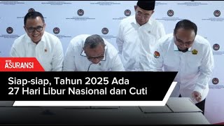 SKB 3 Menteri Umumkan Penetapan Hari Libur Nsional dan Cuti Bersama Tahun 2025 [upl. by Suiratnauq]