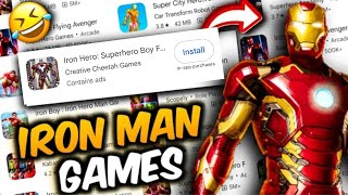 I FOUND MOST FUNNY IRON MAN GAME 🤣 ON PLAY STORE 🤯 IN 2024 [upl. by Sufur]