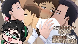 MY DOUCHEY BOSS HAS A GENTLE TWIN BROTHER  12 Days of Yaoi  S3 E3 [upl. by Margherita197]