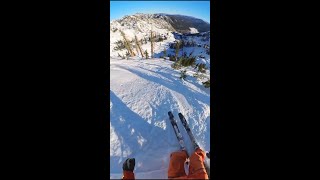 Awesome Terrain 🏔️ Open Yesterday at Palisades Tahoe CA [upl. by Elauqsap]