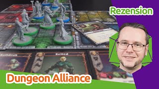 Dungeon Alliance  Vielseitiger deterministischer Dungeon Crawler  BrettspielRezension  staygeeky [upl. by Ellata]