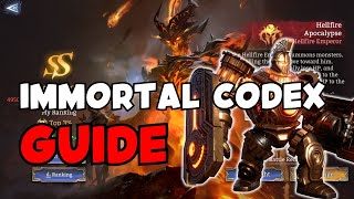 Immortal Codex Hellfire Emperor Guide amp Showcase Watcher of Realms [upl. by Caresa38]