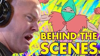 Behind the Scenes The Voices of Manly on Cartoon Hangover [upl. by Burdelle]