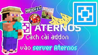 Cách cài AddonResource pack vào Server Aternos Minecraft PE 120 [upl. by Irep831]