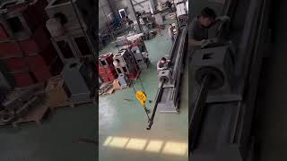 Wedge wire screen production machine machine oilmakermachine cnc oilfactory shortvideo [upl. by Sirtimed]